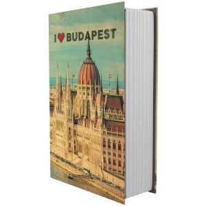 Casetă tip carte pentru bani BUDAPESTA numeric Casetă tip carte pentru bani BUDAPESTA numeric