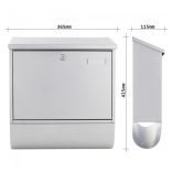 Cutie poștală Villa Spezial-Set Argintie