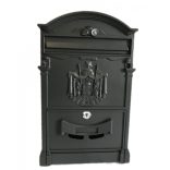 Cutie poștală  RUSTICA antracit negru